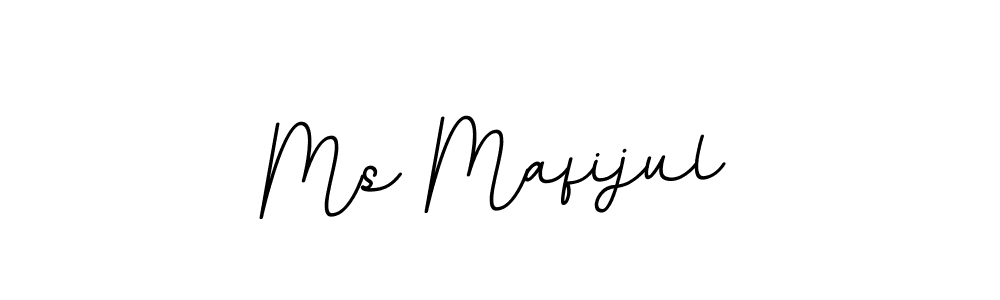 How to make Ms Mafijul name signature. Use BallpointsItalic-DORy9 style for creating short signs online. This is the latest handwritten sign. Ms Mafijul signature style 11 images and pictures png