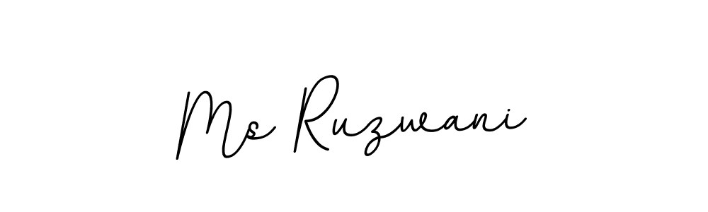 It looks lik you need a new signature style for name Ms Ruzwani. Design unique handwritten (BallpointsItalic-DORy9) signature with our free signature maker in just a few clicks. Ms Ruzwani signature style 11 images and pictures png