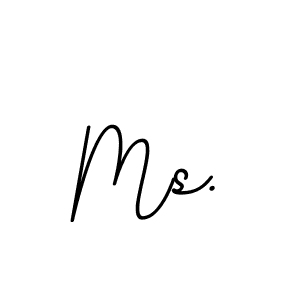 Design your own signature with our free online signature maker. With this signature software, you can create a handwritten (BallpointsItalic-DORy9) signature for name Ms.. Ms. signature style 11 images and pictures png