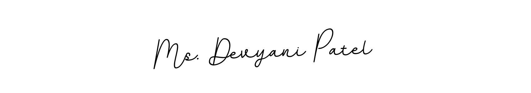 Make a beautiful signature design for name Ms. Devyani Patel. With this signature (BallpointsItalic-DORy9) style, you can create a handwritten signature for free. Ms. Devyani Patel signature style 11 images and pictures png