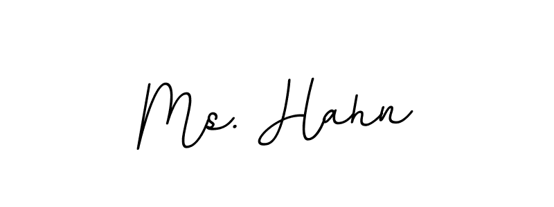 Make a beautiful signature design for name Ms. Hahn. With this signature (BallpointsItalic-DORy9) style, you can create a handwritten signature for free. Ms. Hahn signature style 11 images and pictures png