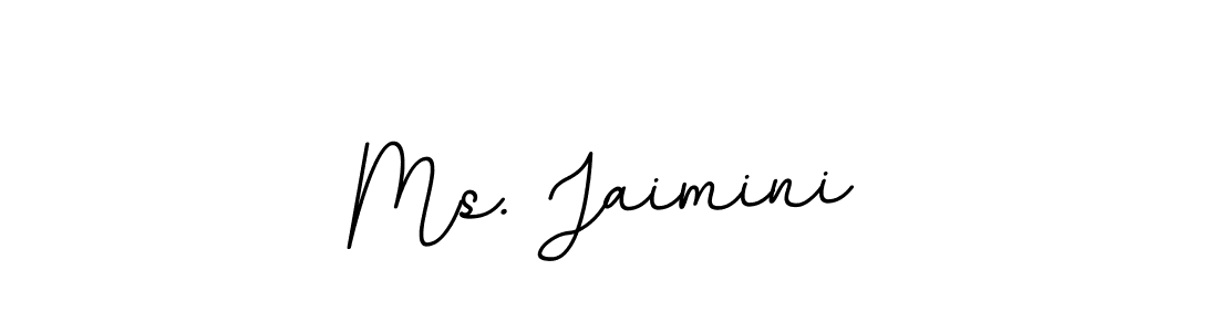 Also You can easily find your signature by using the search form. We will create Ms. Jaimini name handwritten signature images for you free of cost using BallpointsItalic-DORy9 sign style. Ms. Jaimini signature style 11 images and pictures png