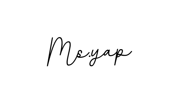 Create a beautiful signature design for name Ms.yap. With this signature (BallpointsItalic-DORy9) fonts, you can make a handwritten signature for free. Ms.yap signature style 11 images and pictures png