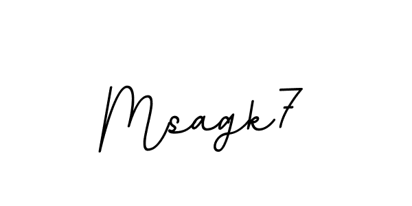 Also we have Msagk7 name is the best signature style. Create professional handwritten signature collection using BallpointsItalic-DORy9 autograph style. Msagk7 signature style 11 images and pictures png