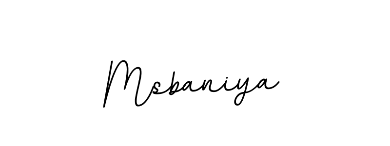 How to make Msbaniya name signature. Use BallpointsItalic-DORy9 style for creating short signs online. This is the latest handwritten sign. Msbaniya signature style 11 images and pictures png