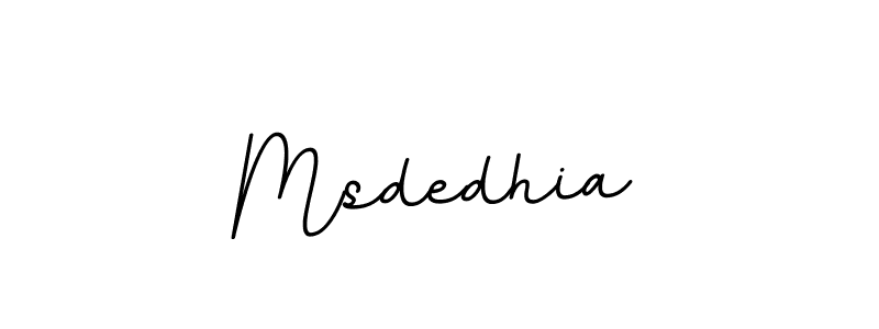 Use a signature maker to create a handwritten signature online. With this signature software, you can design (BallpointsItalic-DORy9) your own signature for name Msdedhia. Msdedhia signature style 11 images and pictures png