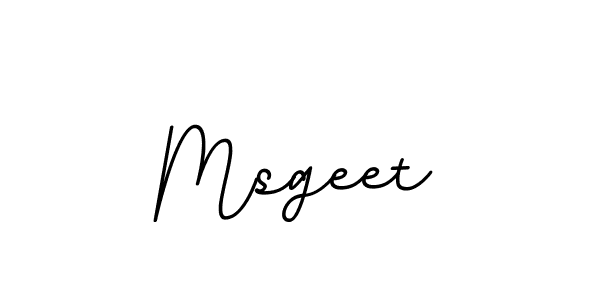 Msgeet stylish signature style. Best Handwritten Sign (BallpointsItalic-DORy9) for my name. Handwritten Signature Collection Ideas for my name Msgeet. Msgeet signature style 11 images and pictures png