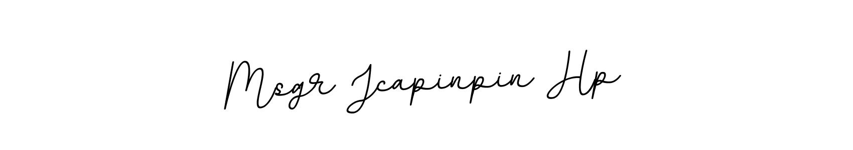 This is the best signature style for the Msgr Jcapinpin Hp name. Also you like these signature font (BallpointsItalic-DORy9). Mix name signature. Msgr Jcapinpin Hp signature style 11 images and pictures png