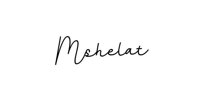 How to make Mshelat name signature. Use BallpointsItalic-DORy9 style for creating short signs online. This is the latest handwritten sign. Mshelat signature style 11 images and pictures png