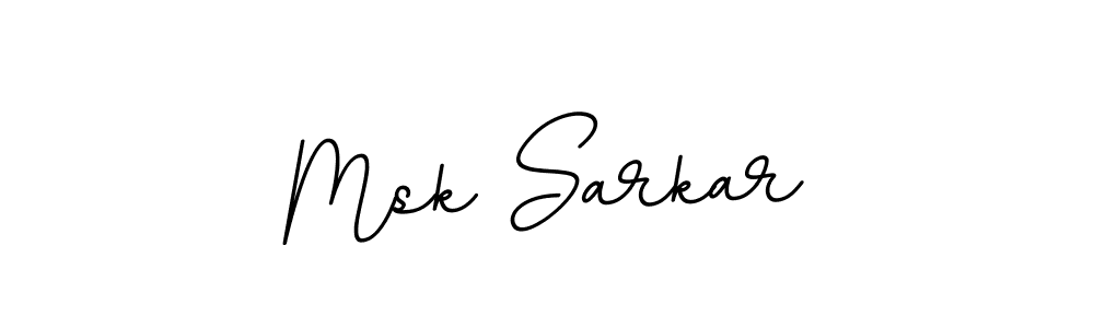 How to make Msk Sarkar signature? BallpointsItalic-DORy9 is a professional autograph style. Create handwritten signature for Msk Sarkar name. Msk Sarkar signature style 11 images and pictures png