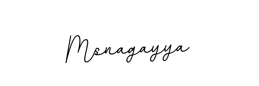 Make a beautiful signature design for name Msnagayya. With this signature (BallpointsItalic-DORy9) style, you can create a handwritten signature for free. Msnagayya signature style 11 images and pictures png