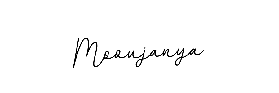 Use a signature maker to create a handwritten signature online. With this signature software, you can design (BallpointsItalic-DORy9) your own signature for name Msoujanya. Msoujanya signature style 11 images and pictures png