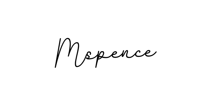 Use a signature maker to create a handwritten signature online. With this signature software, you can design (BallpointsItalic-DORy9) your own signature for name Mspence. Mspence signature style 11 images and pictures png