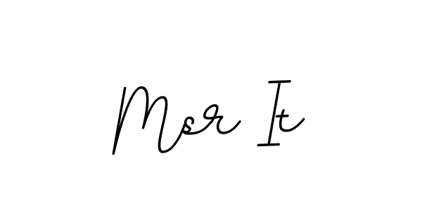 Make a beautiful signature design for name Msr It. Use this online signature maker to create a handwritten signature for free. Msr It signature style 11 images and pictures png