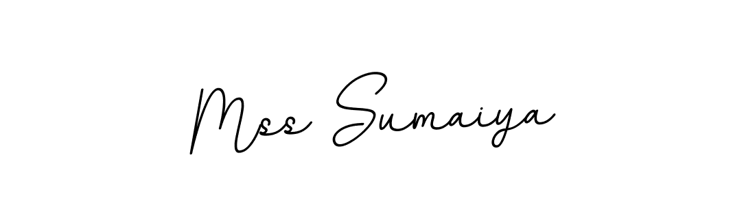 Make a beautiful signature design for name Mss Sumaiya. Use this online signature maker to create a handwritten signature for free. Mss Sumaiya signature style 11 images and pictures png