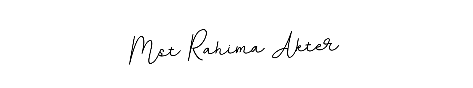 Create a beautiful signature design for name Mst Rahima Akter. With this signature (BallpointsItalic-DORy9) fonts, you can make a handwritten signature for free. Mst Rahima Akter signature style 11 images and pictures png