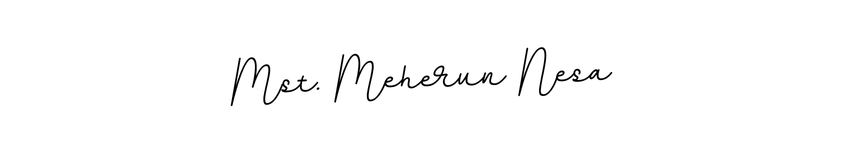 How to Draw Mst. Meherun Nesa signature style? BallpointsItalic-DORy9 is a latest design signature styles for name Mst. Meherun Nesa. Mst. Meherun Nesa signature style 11 images and pictures png