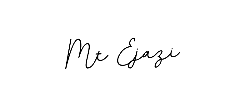 Create a beautiful signature design for name Mt Ejazi. With this signature (BallpointsItalic-DORy9) fonts, you can make a handwritten signature for free. Mt Ejazi signature style 11 images and pictures png