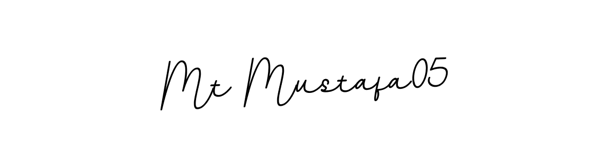 How to make Mt Mustafa05 name signature. Use BallpointsItalic-DORy9 style for creating short signs online. This is the latest handwritten sign. Mt Mustafa05 signature style 11 images and pictures png