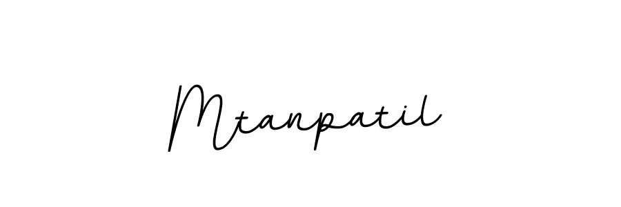 The best way (BallpointsItalic-DORy9) to make a short signature is to pick only two or three words in your name. The name Mtanpatil include a total of six letters. For converting this name. Mtanpatil signature style 11 images and pictures png