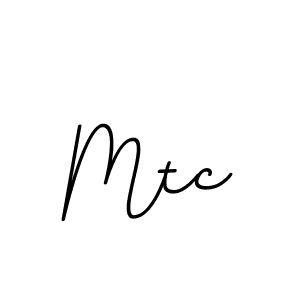 Make a beautiful signature design for name Mtc. With this signature (BallpointsItalic-DORy9) style, you can create a handwritten signature for free. Mtc signature style 11 images and pictures png