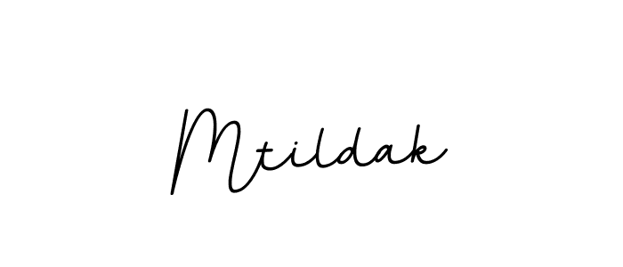 How to make Mtildak signature? BallpointsItalic-DORy9 is a professional autograph style. Create handwritten signature for Mtildak name. Mtildak signature style 11 images and pictures png