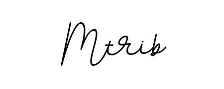 The BallpointsItalic-DORy9 signature style provides a bold statement for name Mtrib. Designed for business owners, executives, and leaders. Mtrib signature style 11 images and pictures png