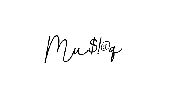 Use a signature maker to create a handwritten signature online. With this signature software, you can design (BallpointsItalic-DORy9) your own signature for name Mu$!@q. Mu$!@q signature style 11 images and pictures png