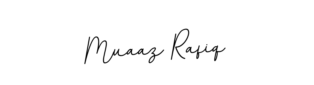 It looks lik you need a new signature style for name Muaaz Rafiq. Design unique handwritten (BallpointsItalic-DORy9) signature with our free signature maker in just a few clicks. Muaaz Rafiq signature style 11 images and pictures png