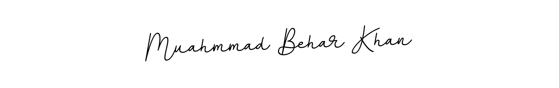 Make a beautiful signature design for name Muahmmad Behar Khan. Use this online signature maker to create a handwritten signature for free. Muahmmad Behar Khan signature style 11 images and pictures png