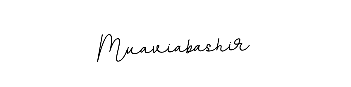 Muaviabashir stylish signature style. Best Handwritten Sign (BallpointsItalic-DORy9) for my name. Handwritten Signature Collection Ideas for my name Muaviabashir. Muaviabashir signature style 11 images and pictures png