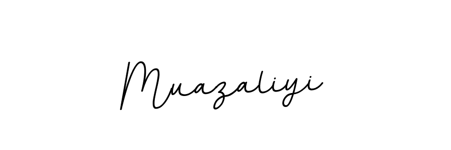 How to Draw Muazaliyi signature style? BallpointsItalic-DORy9 is a latest design signature styles for name Muazaliyi. Muazaliyi signature style 11 images and pictures png