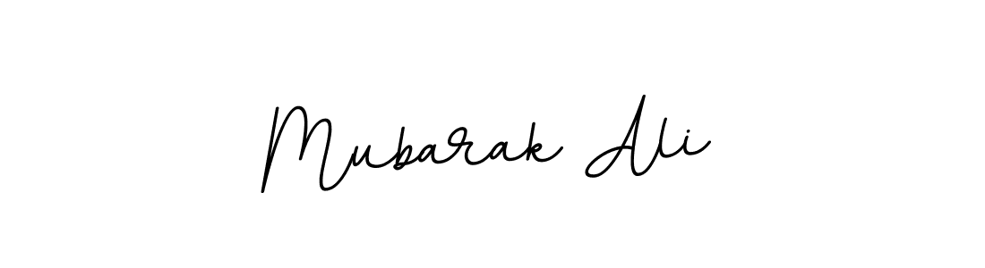 How to make Mubarak Ali name signature. Use BallpointsItalic-DORy9 style for creating short signs online. This is the latest handwritten sign. Mubarak Ali signature style 11 images and pictures png