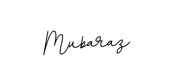 How to make Mubaraz name signature. Use BallpointsItalic-DORy9 style for creating short signs online. This is the latest handwritten sign. Mubaraz signature style 11 images and pictures png