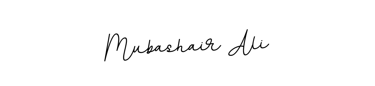 Create a beautiful signature design for name Mubashair Ali. With this signature (BallpointsItalic-DORy9) fonts, you can make a handwritten signature for free. Mubashair Ali signature style 11 images and pictures png