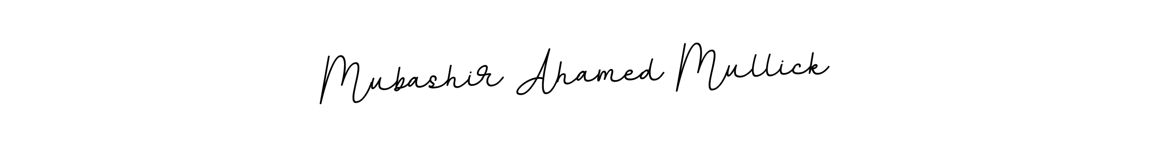 Mubashir Ahamed Mullick stylish signature style. Best Handwritten Sign (BallpointsItalic-DORy9) for my name. Handwritten Signature Collection Ideas for my name Mubashir Ahamed Mullick. Mubashir Ahamed Mullick signature style 11 images and pictures png