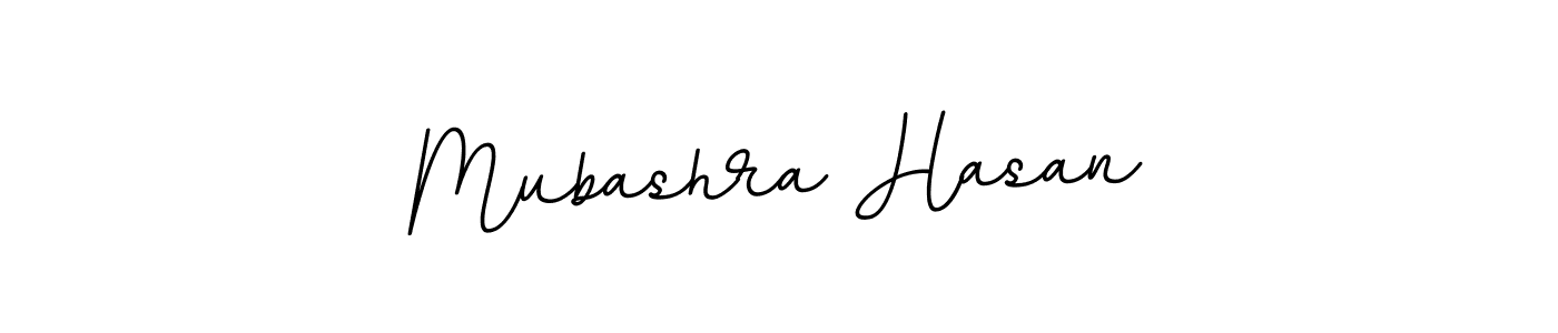 Make a beautiful signature design for name Mubashra Hasan. With this signature (BallpointsItalic-DORy9) style, you can create a handwritten signature for free. Mubashra Hasan signature style 11 images and pictures png