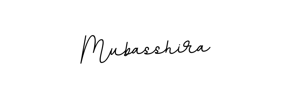 Design your own signature with our free online signature maker. With this signature software, you can create a handwritten (BallpointsItalic-DORy9) signature for name Mubasshira. Mubasshira signature style 11 images and pictures png