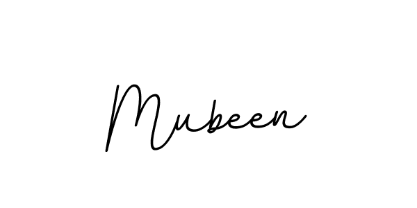 Create a beautiful signature design for name Mubeen. With this signature (BallpointsItalic-DORy9) fonts, you can make a handwritten signature for free. Mubeen signature style 11 images and pictures png