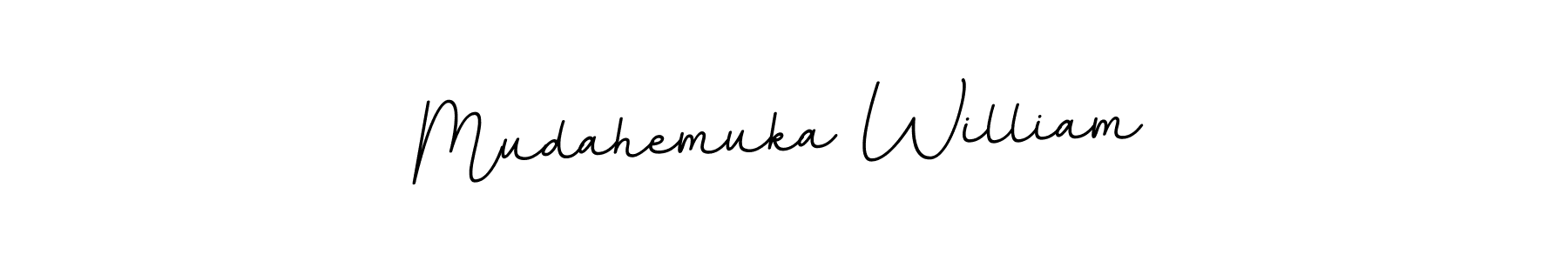 Make a beautiful signature design for name Mudahemuka William. With this signature (BallpointsItalic-DORy9) style, you can create a handwritten signature for free. Mudahemuka William signature style 11 images and pictures png