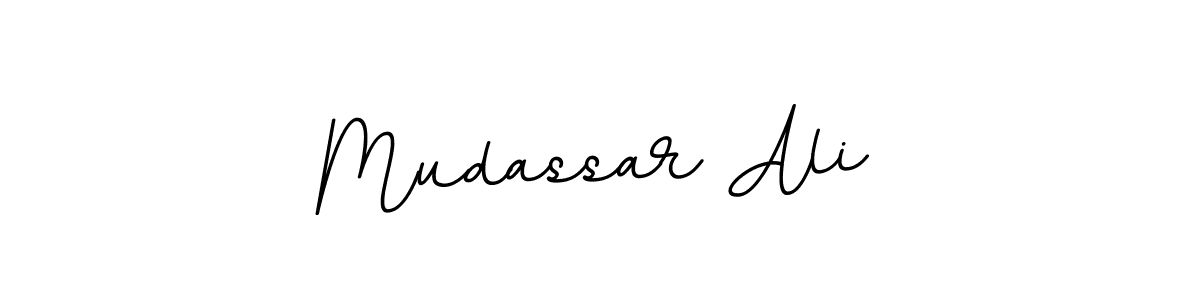 Make a beautiful signature design for name Mudassar Ali. With this signature (BallpointsItalic-DORy9) style, you can create a handwritten signature for free. Mudassar Ali signature style 11 images and pictures png