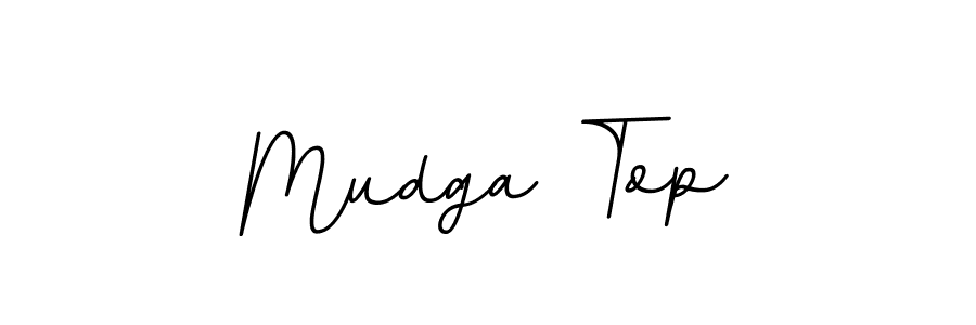 Mudga Top stylish signature style. Best Handwritten Sign (BallpointsItalic-DORy9) for my name. Handwritten Signature Collection Ideas for my name Mudga Top. Mudga Top signature style 11 images and pictures png