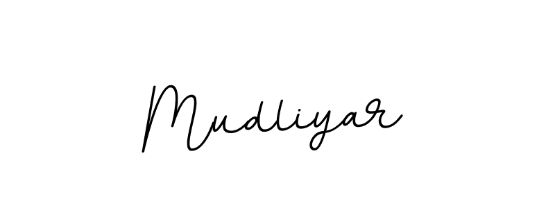 Use a signature maker to create a handwritten signature online. With this signature software, you can design (BallpointsItalic-DORy9) your own signature for name Mudliyar. Mudliyar signature style 11 images and pictures png