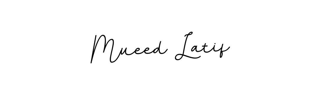 Mueed Latif stylish signature style. Best Handwritten Sign (BallpointsItalic-DORy9) for my name. Handwritten Signature Collection Ideas for my name Mueed Latif. Mueed Latif signature style 11 images and pictures png