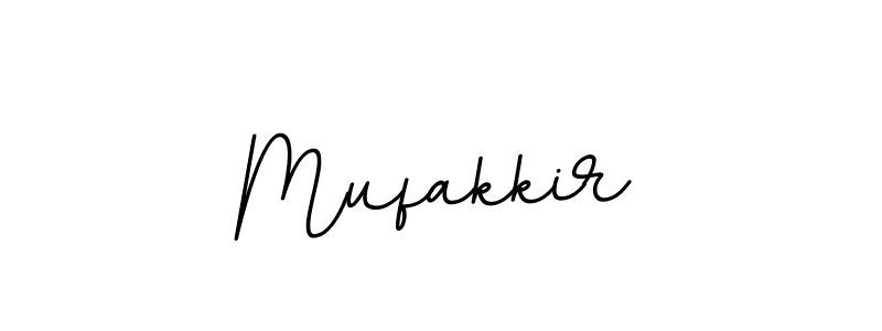 Mufakkir stylish signature style. Best Handwritten Sign (BallpointsItalic-DORy9) for my name. Handwritten Signature Collection Ideas for my name Mufakkir. Mufakkir signature style 11 images and pictures png