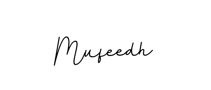 Design your own signature with our free online signature maker. With this signature software, you can create a handwritten (BallpointsItalic-DORy9) signature for name Mufeedh. Mufeedh signature style 11 images and pictures png