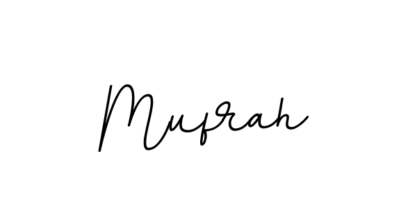 Design your own signature with our free online signature maker. With this signature software, you can create a handwritten (BallpointsItalic-DORy9) signature for name Mufrah. Mufrah signature style 11 images and pictures png