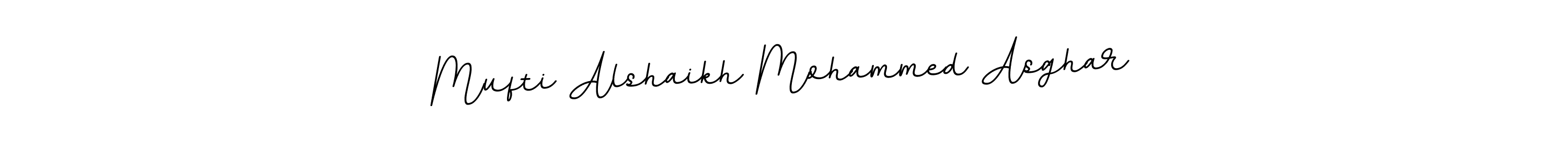 Use a signature maker to create a handwritten signature online. With this signature software, you can design (BallpointsItalic-DORy9) your own signature for name Mufti Alshaikh Mohammed Asghar. Mufti Alshaikh Mohammed Asghar signature style 11 images and pictures png