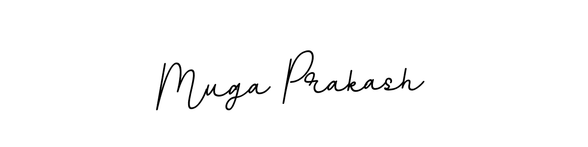 Make a beautiful signature design for name Muga Prakash. With this signature (BallpointsItalic-DORy9) style, you can create a handwritten signature for free. Muga Prakash signature style 11 images and pictures png