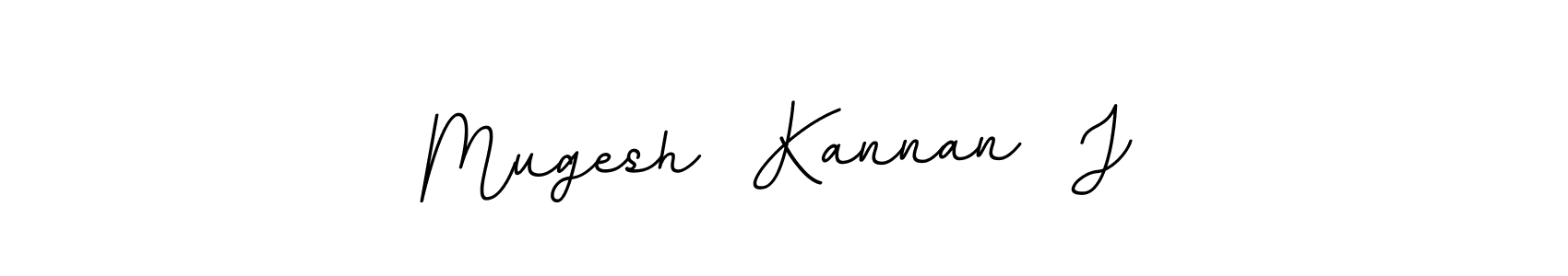 Use a signature maker to create a handwritten signature online. With this signature software, you can design (BallpointsItalic-DORy9) your own signature for name Mugesh  Kannan  J. Mugesh  Kannan  J signature style 11 images and pictures png